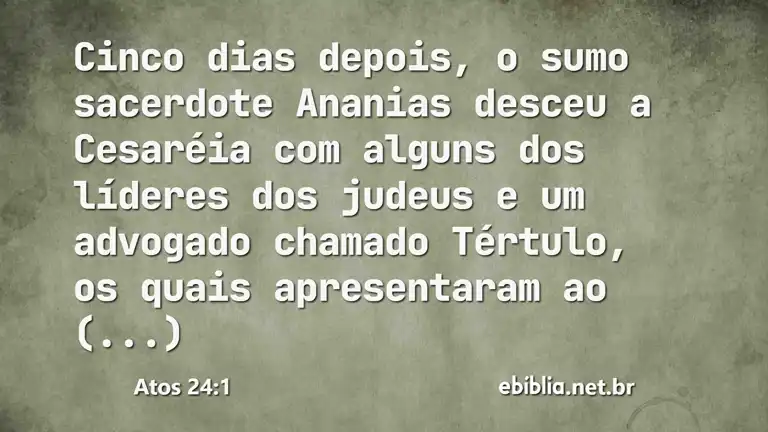 Atos 24:1