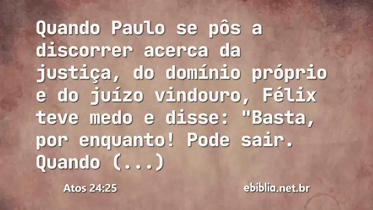 Atos 24:25