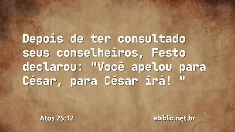 Atos 25:12