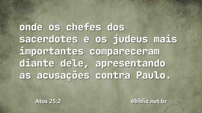 Atos 25:2