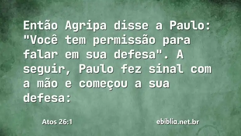 Atos 26:1