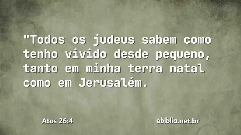 Atos 26:4