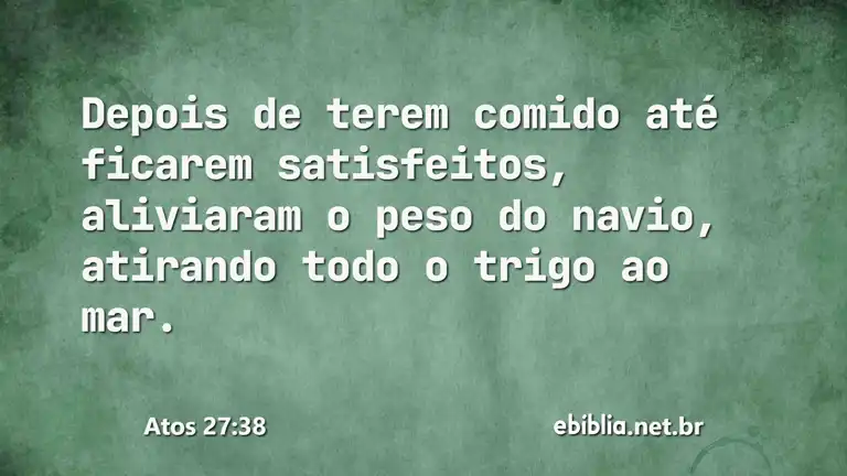 Atos 27:38