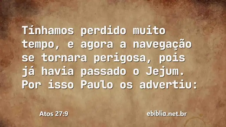 Atos 27:9