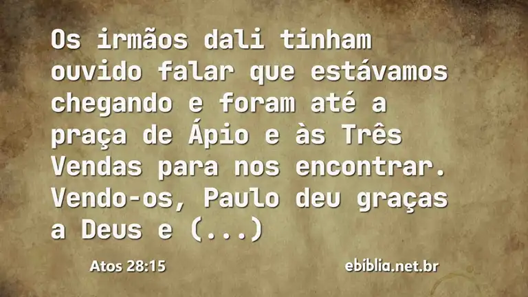 Atos 28:15