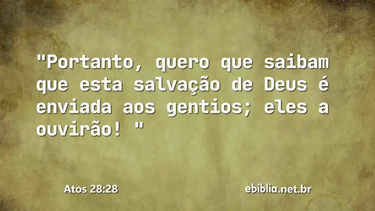 Atos 28:28