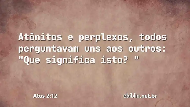 Atos 2:12