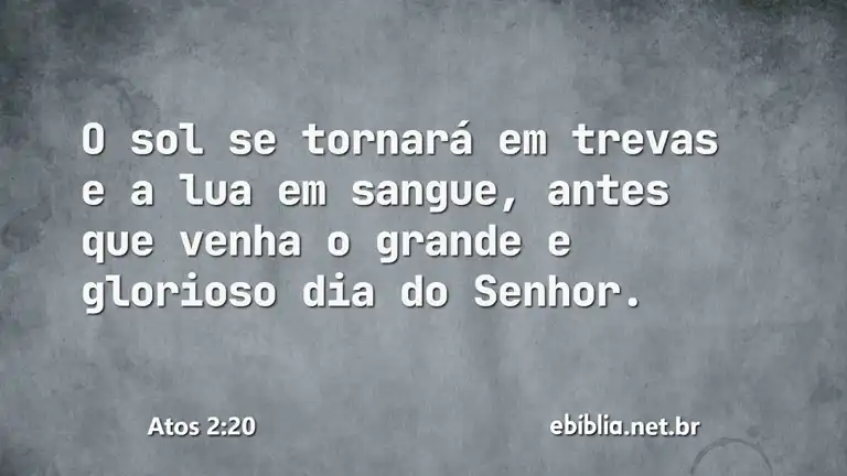 Atos 2:20