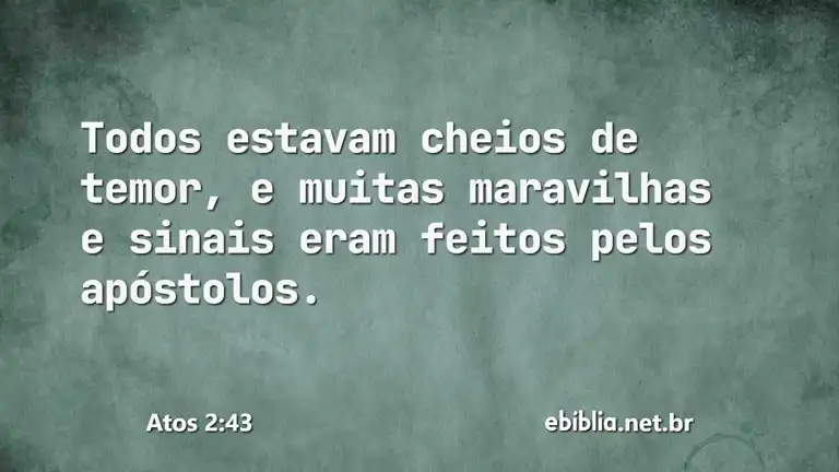 Atos 2:43