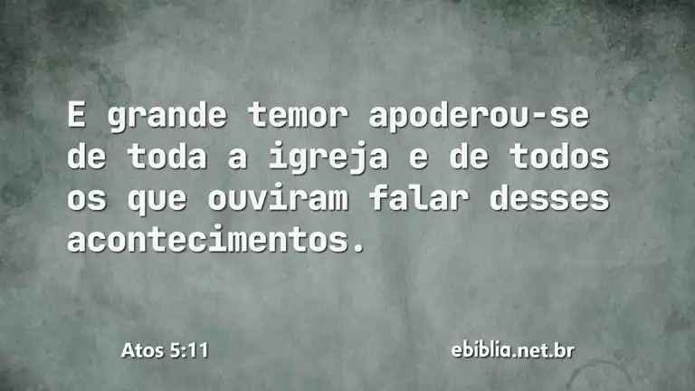 Atos 5:11