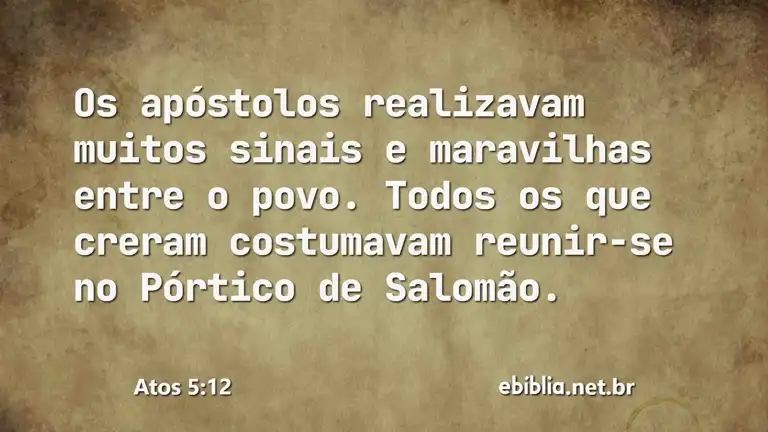 Atos 5:12