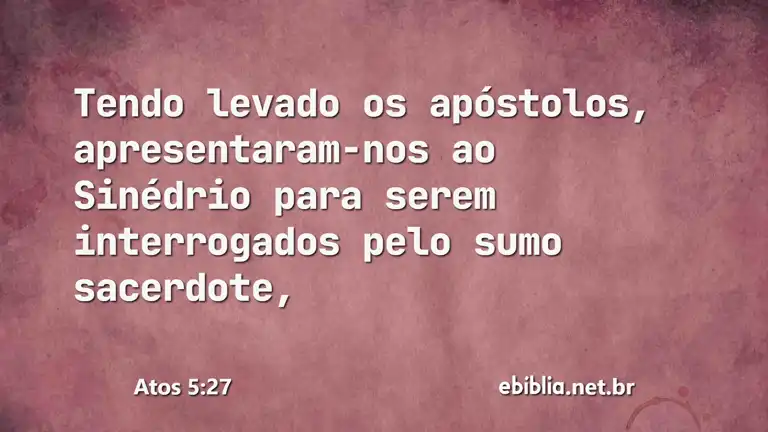 Atos 5:27