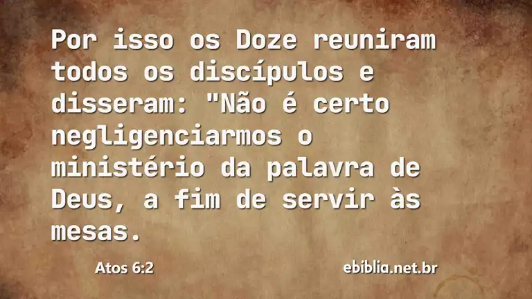 Atos 6:2