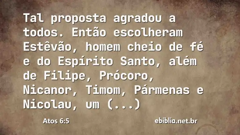 Atos 6:5