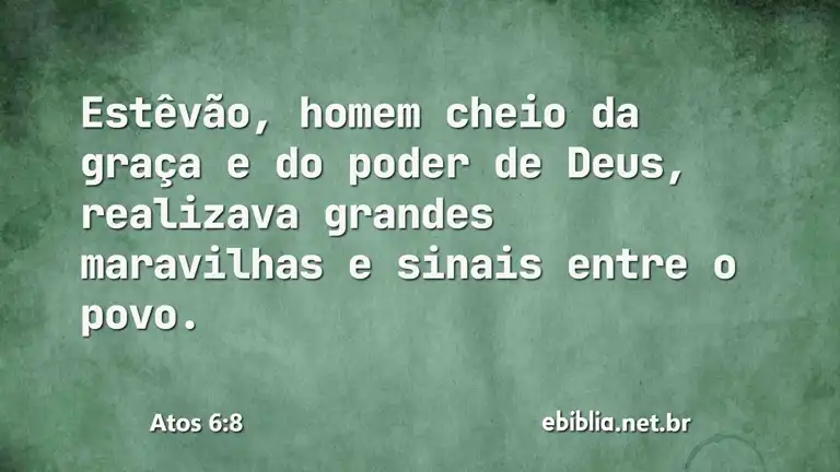 Atos 6:8