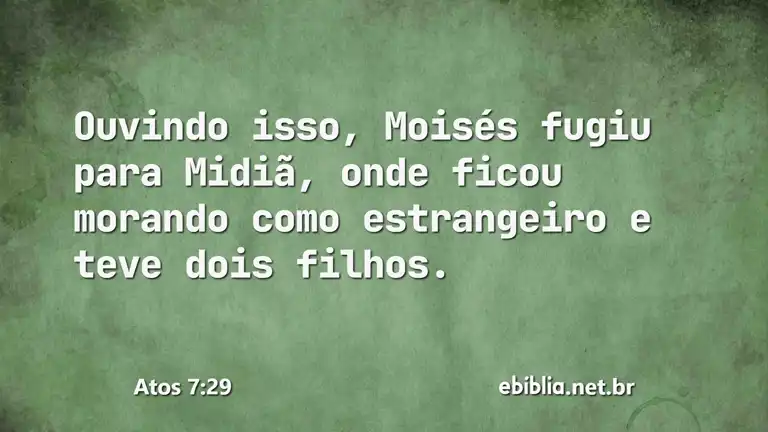 Atos 7:29