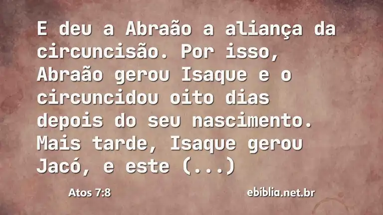 Atos 7:8