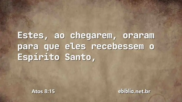 Atos 8:15