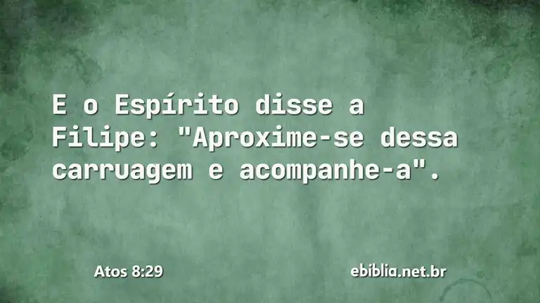 Atos 8:29