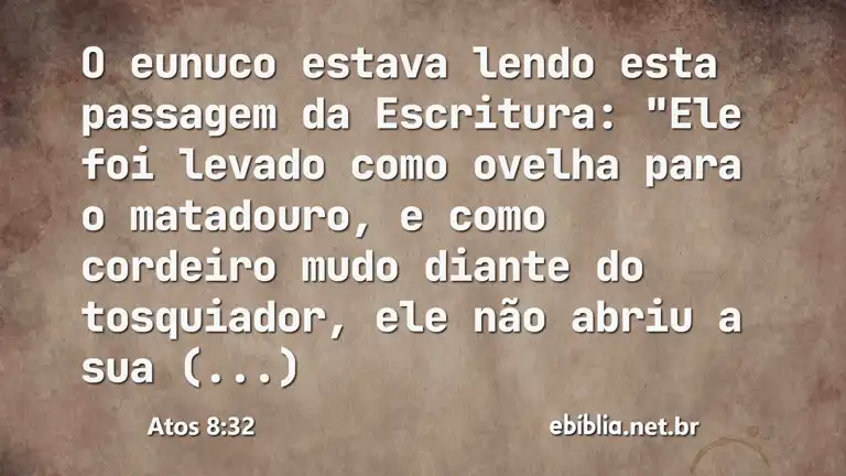 Atos 8:32