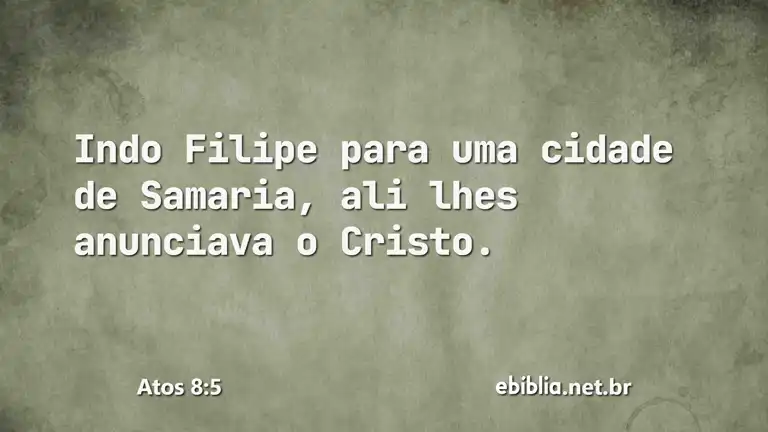 Atos 8:5