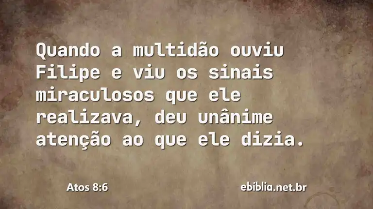 Atos 8:6