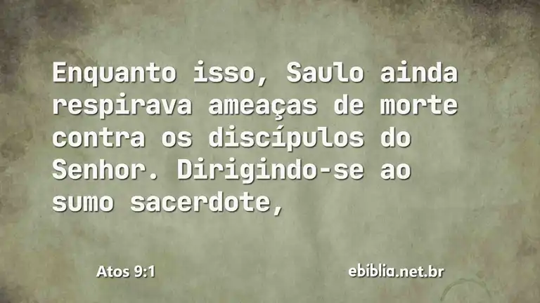 Atos 9:1