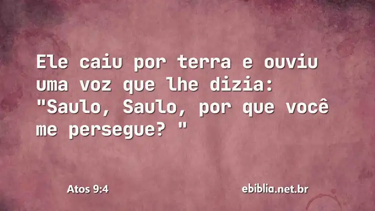 Atos 9:4