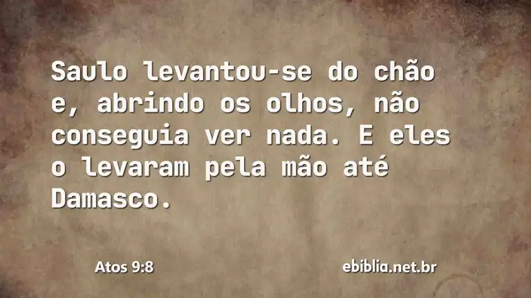 Atos 9:8