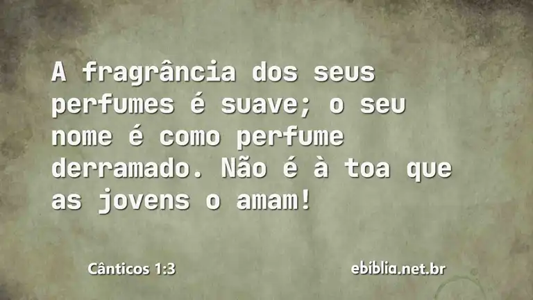 Cânticos 1:3