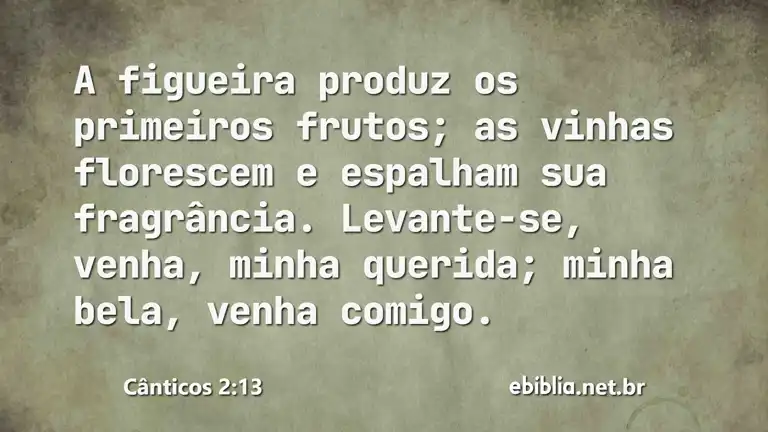 Cânticos 2:13