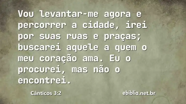 Cânticos 3:2