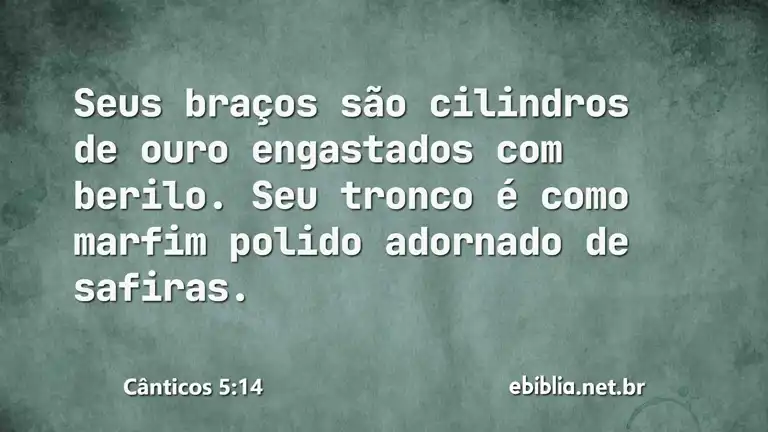 Cânticos 5:14