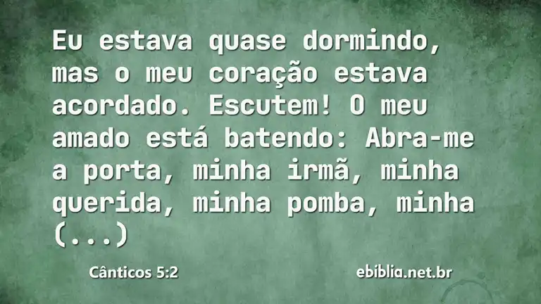 Cânticos 5:2