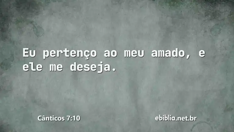 Cânticos 7:10