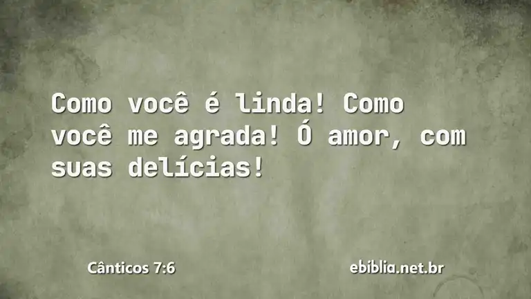 Cânticos 7:6