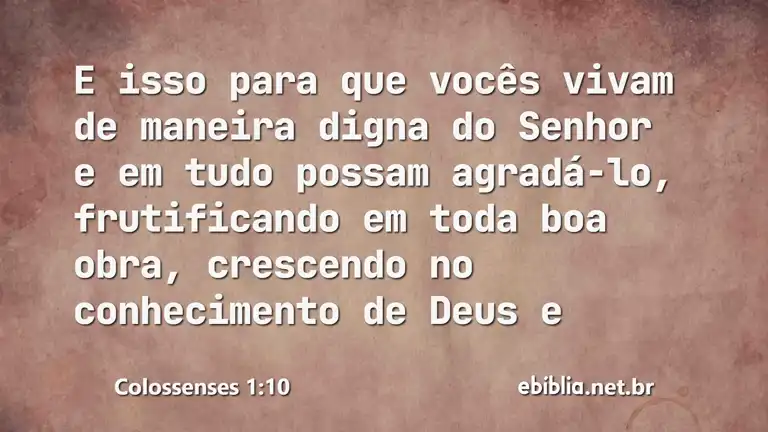 Colossenses 1:10