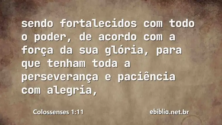 Colossenses 1:11