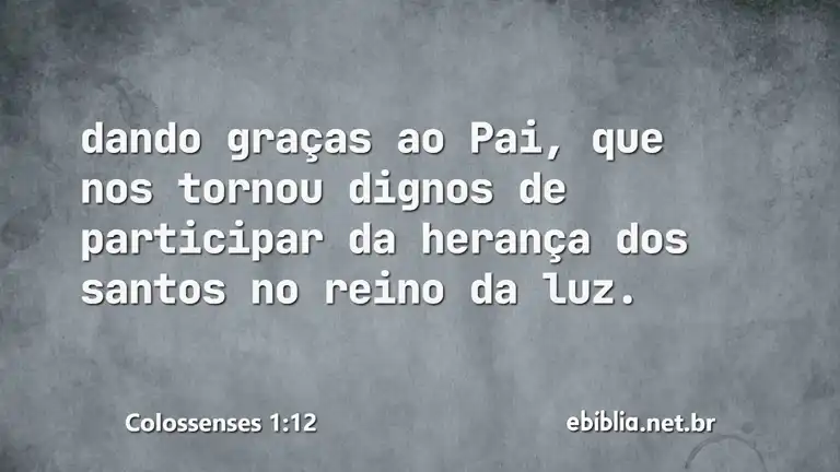 Colossenses 1:12