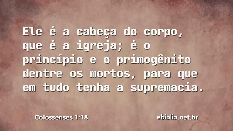 Colossenses 1:18