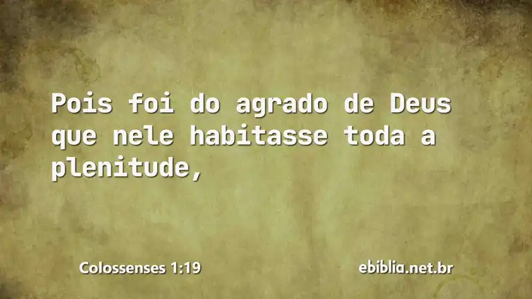 Colossenses 1:19