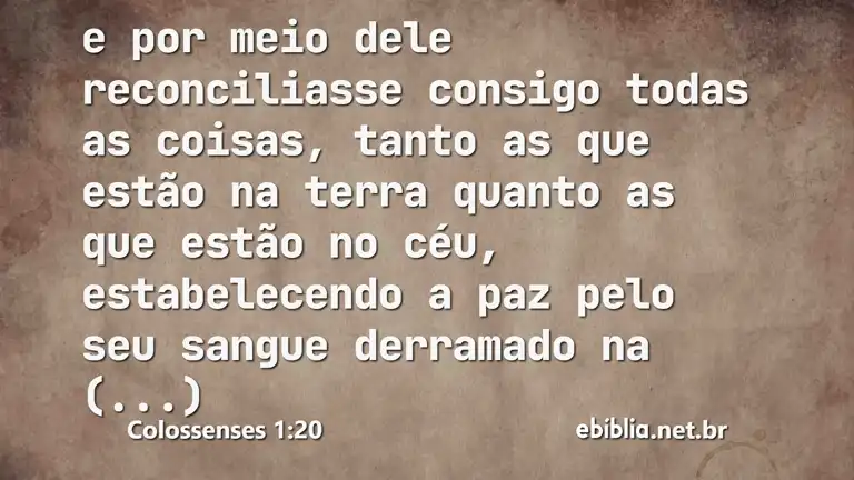 Colossenses 1:20