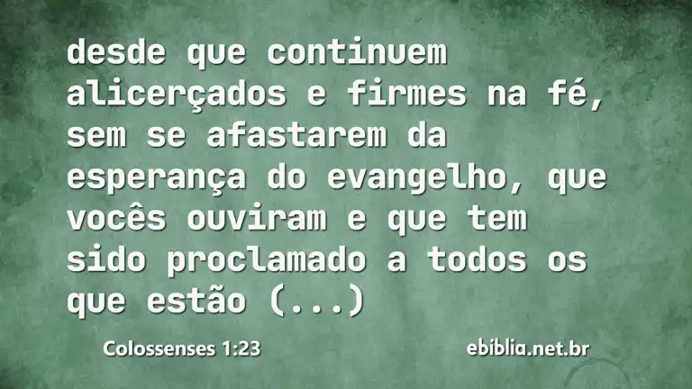 Colossenses 1:23