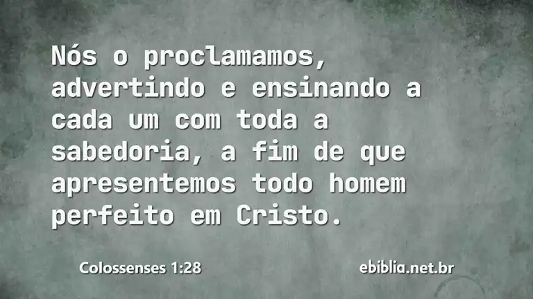 Colossenses 1:28