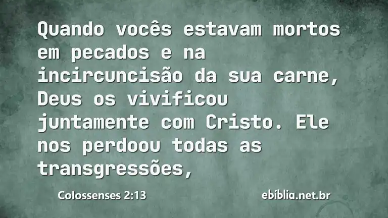 Colossenses 2:13