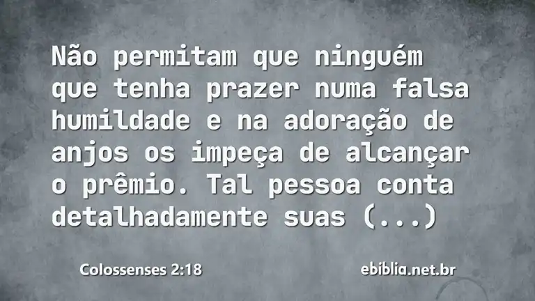 Colossenses 2:18