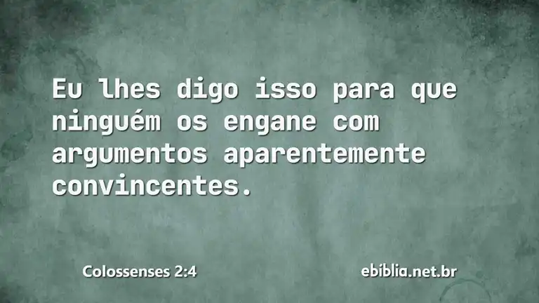 Colossenses 2:4