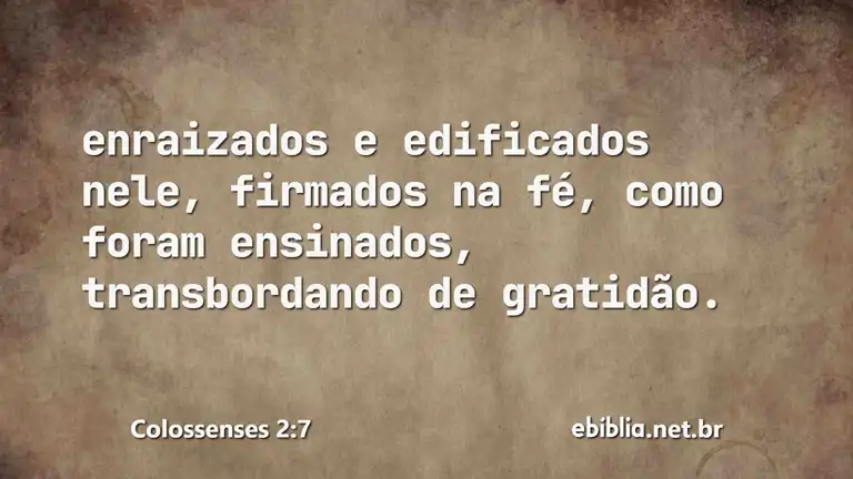 Colossenses 2:7