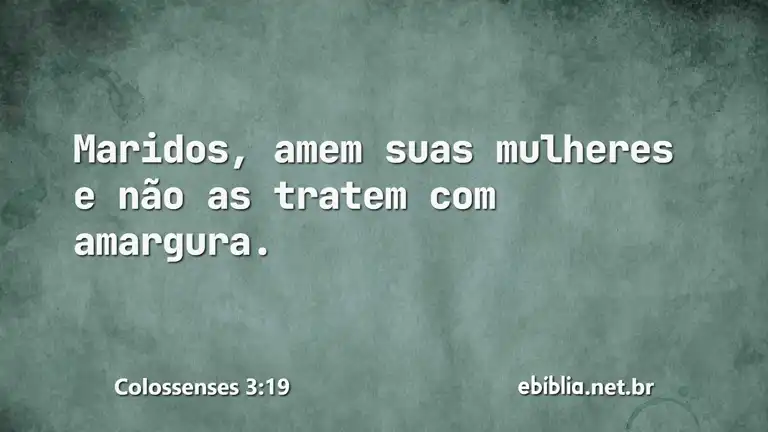 Colossenses 3:19