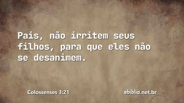 Colossenses 3:21